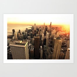 Chicago Skyline Art Print
