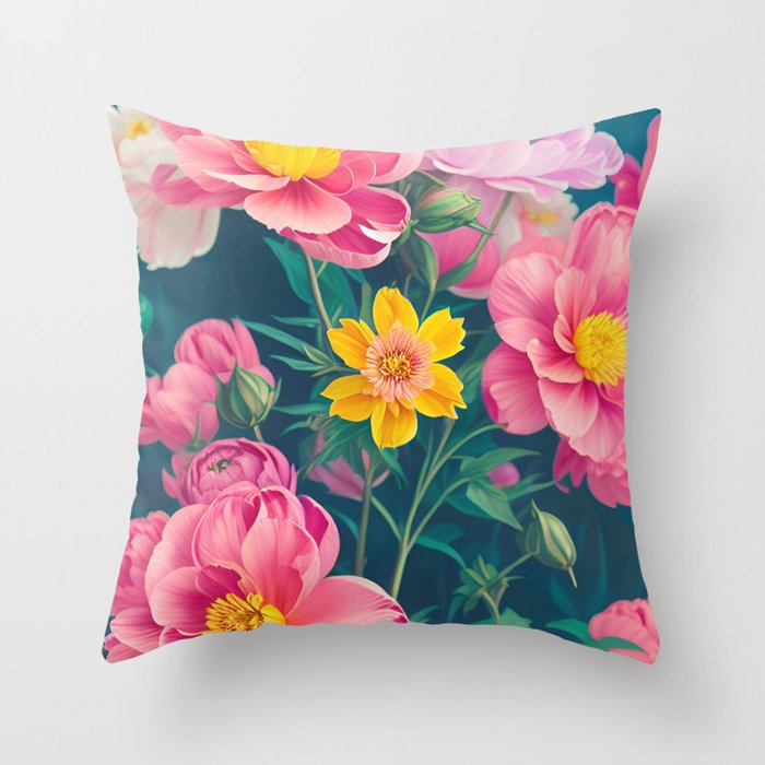 Lady Dancers Throw Pillow