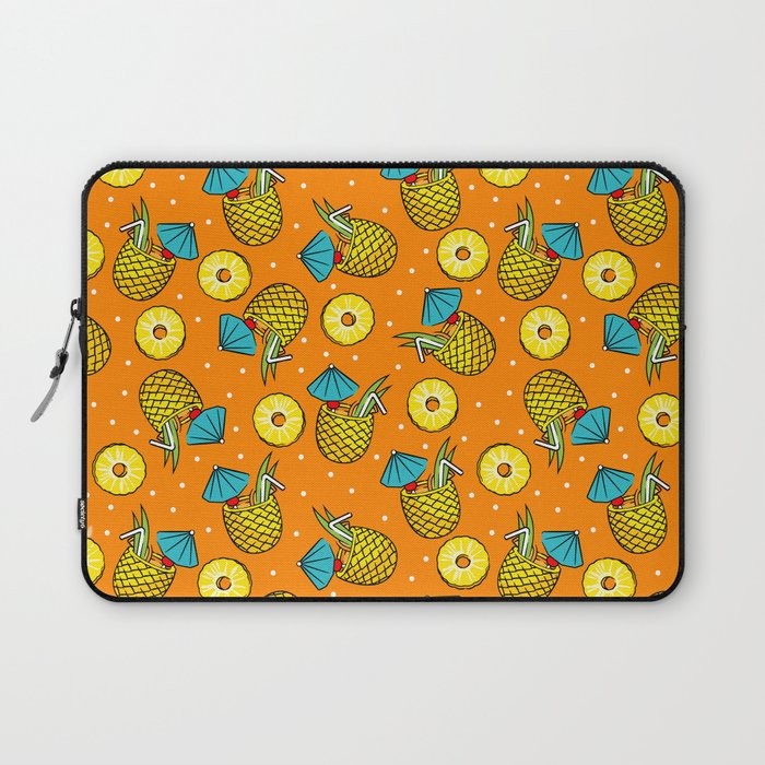 pineapple cocktails - orange Laptop Sleeve
