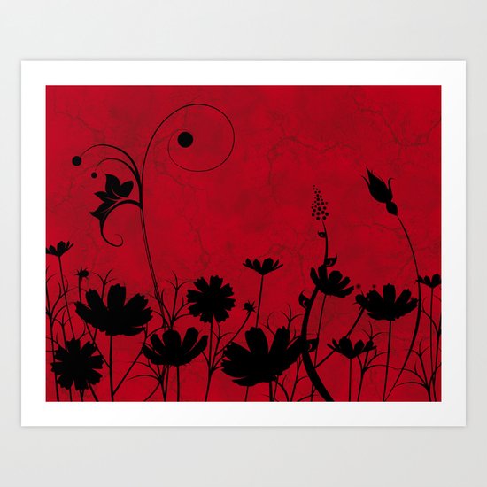 Red Sky Art Print
