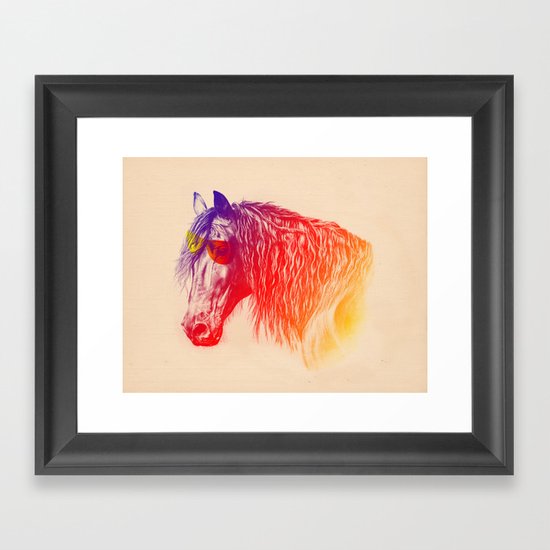 horse Framed Art Print
