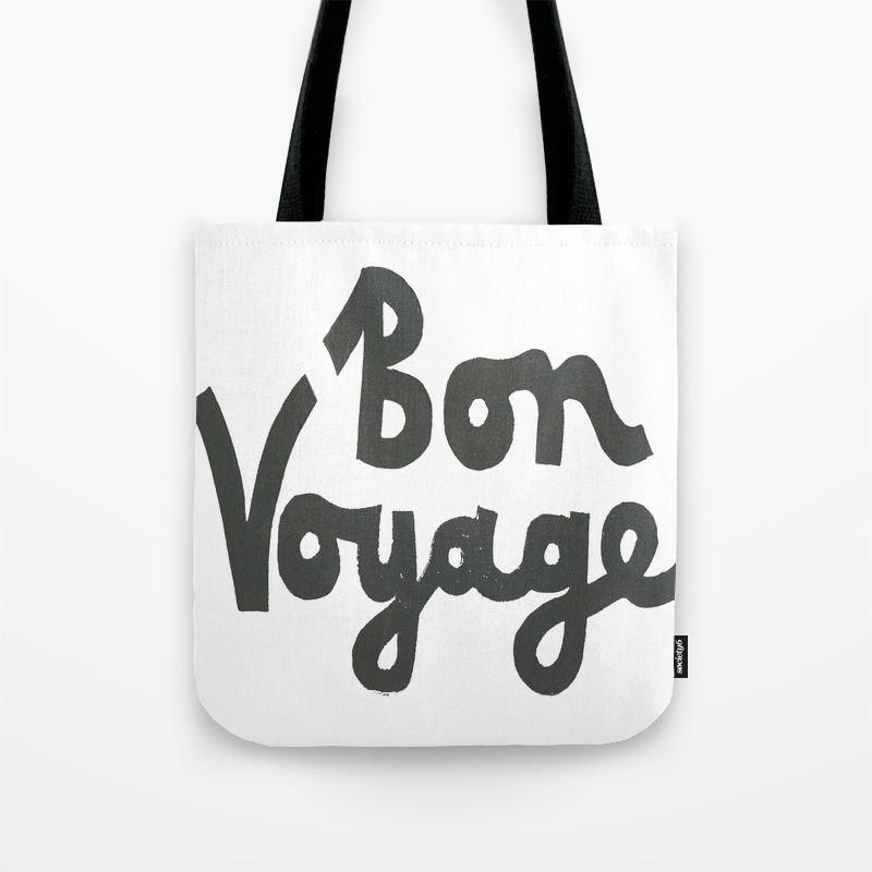 bon voyage clear handbag