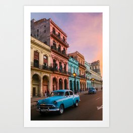 Colorful Havana Art Print