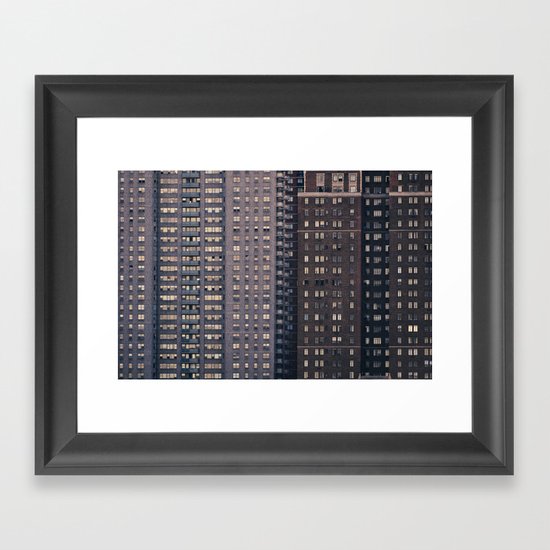 Density - New York City Architecture Framed Art Print