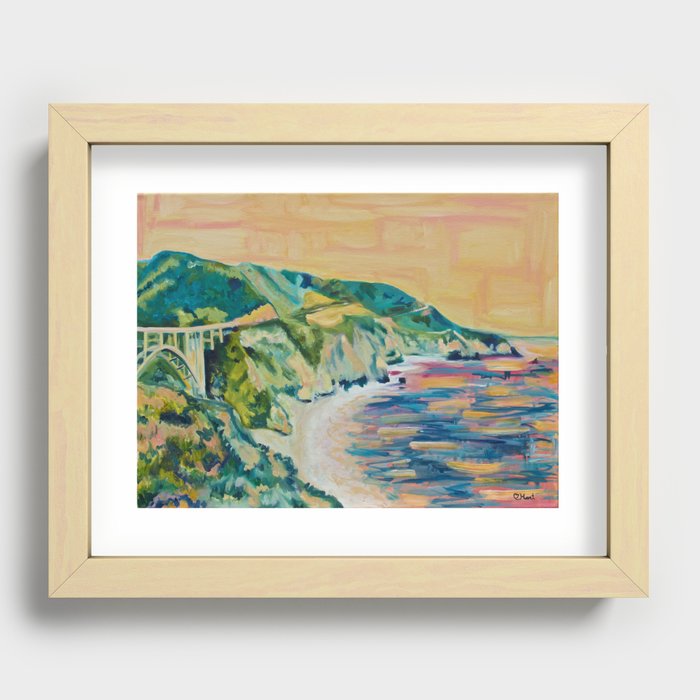 Bridge Sur, Big Sur Recessed Framed Print