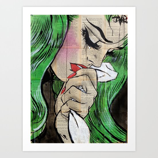 pop cry Art Print