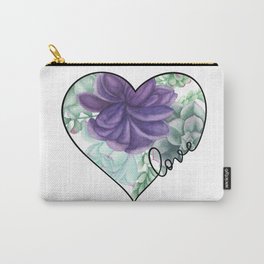 Love of Succulents Carry-All Pouch