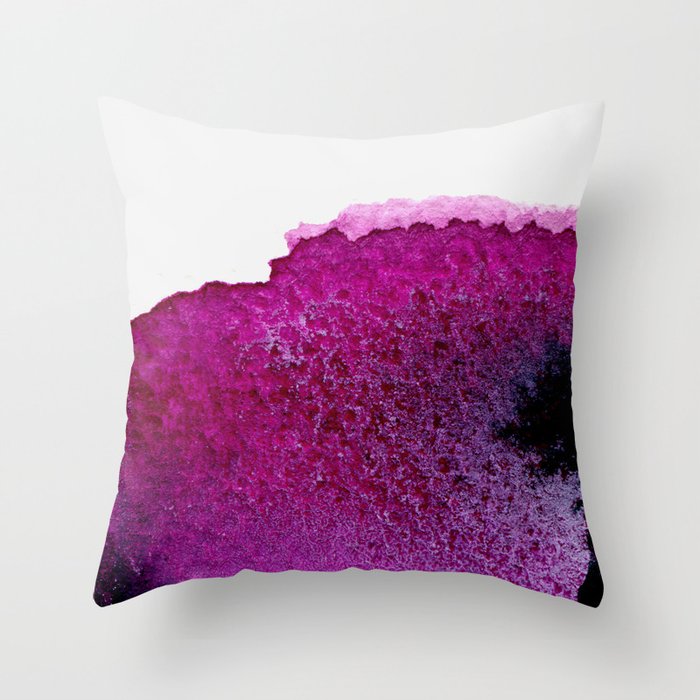 Purple Pink Throw Pillow