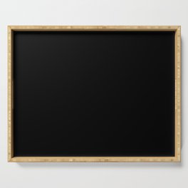 Deepest Black Serving Tray