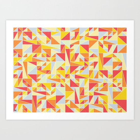 Shapes 008 Art Print