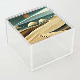 Minimal Beach Planet Acrylic Box