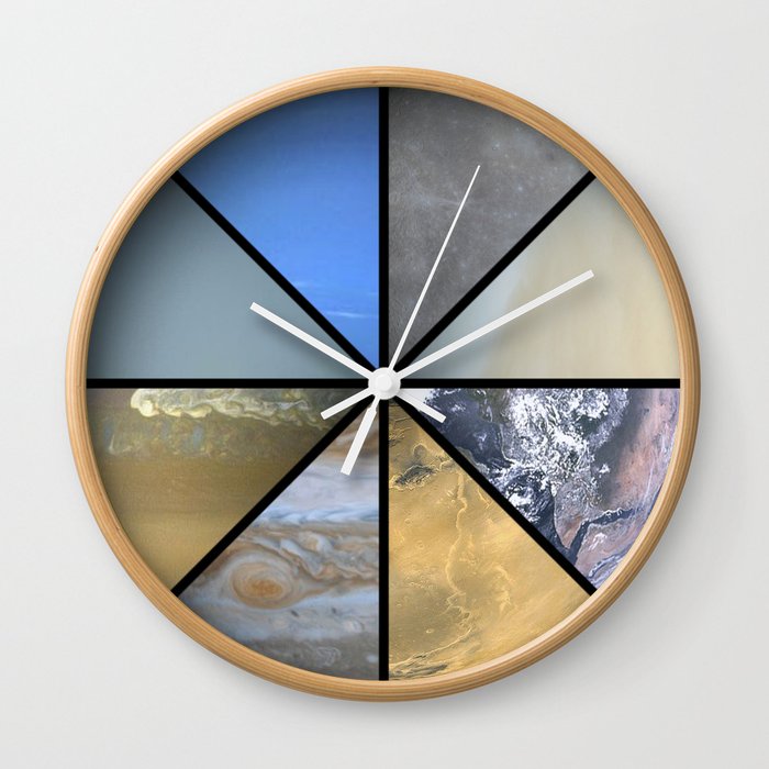 The Solar System Wall Clock