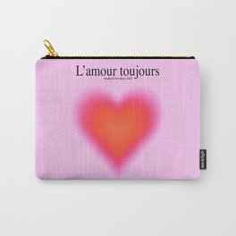 Love Always: Gradient Red Heart Carry-All Pouch | Love, Lovers, Aura, Valentines Day, Graphicdesign, Couple Quotes, Happy, Vday, Quote, Girls 
