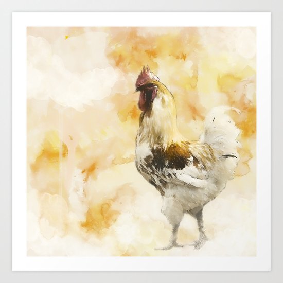 Rooster Art Print