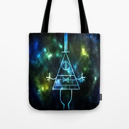 Neon Bill Cipher Tote Bag