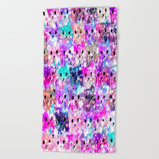 lovely cats-315 Beach Towel
