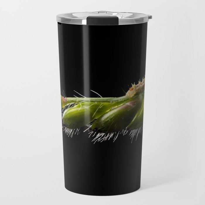 Caterpillar on grass Travel Mug