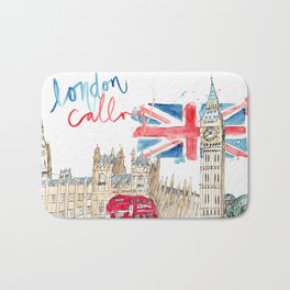 London Calling Bath Mat