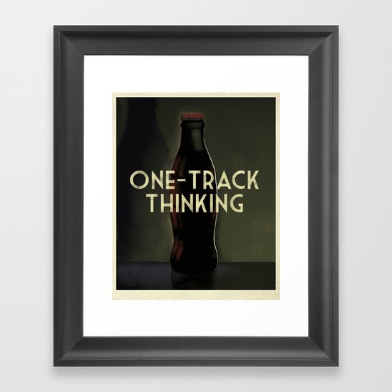 Message in a Bottle - Cassandre Spirit Framed Art Print