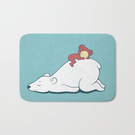 Polar nap Bath Mat