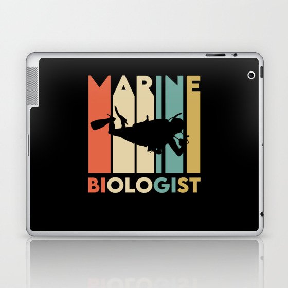 Sea Biologist T-shirt Laptop & iPad Skin