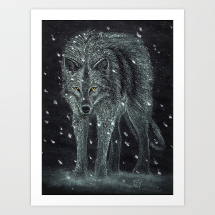 Alpha Wolf Art Print