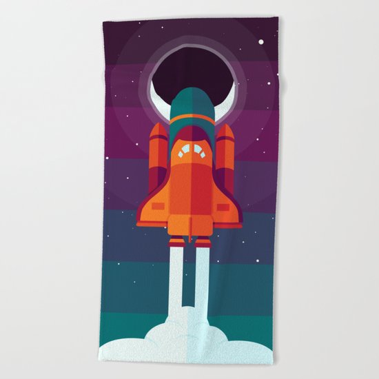 Into Spaaaace Beach Towel