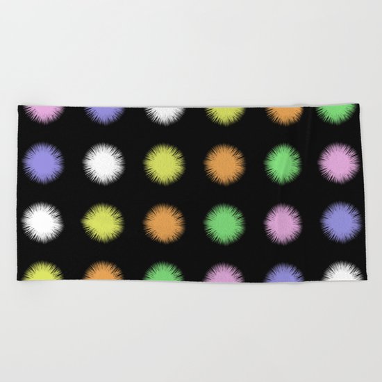 Rainbow Fuzz Beach Towel