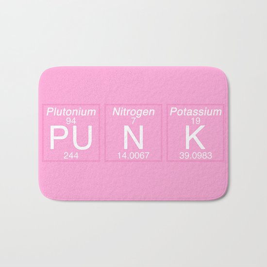 Periodic Punk Bath Mat