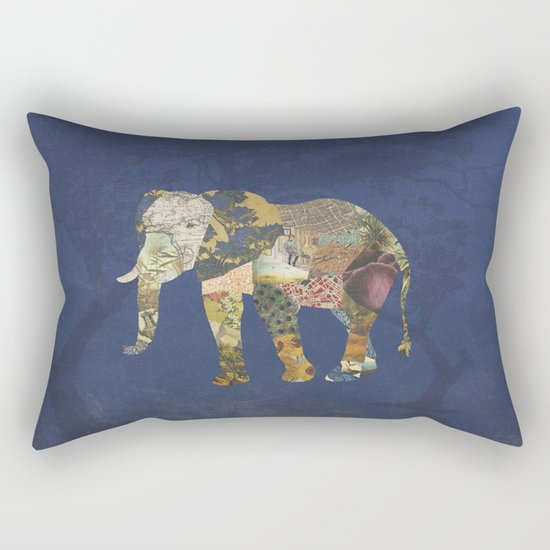 Elephant - The Memories of an Elephant Rectangular Pillow