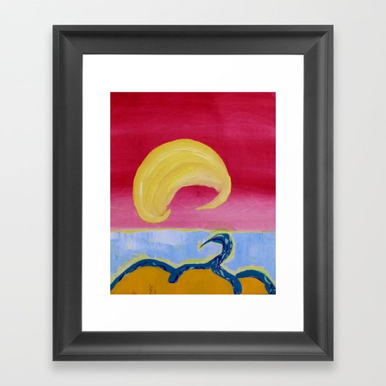 Bangburd Bay Framed Art Print