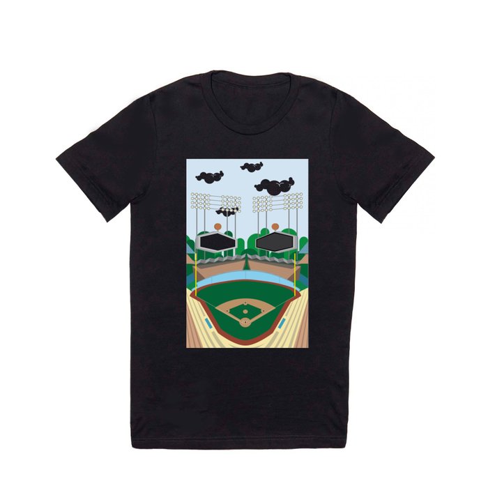 Dodger Stadium T Shirt by Eric J. Lugo