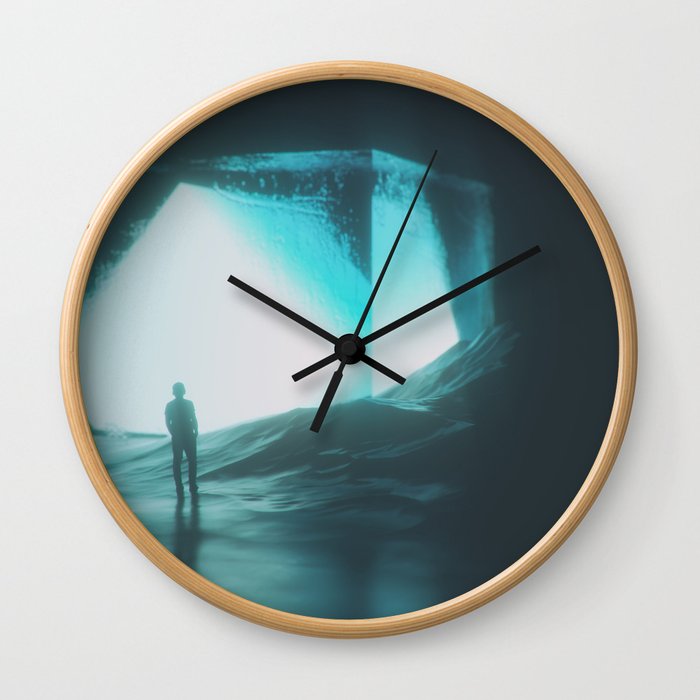Tesseract Wall Clock
