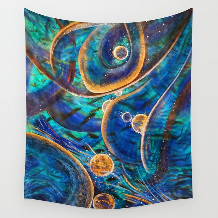 "Layers of Time", Vernal Pools of Thought & Mind Wall Tapestry