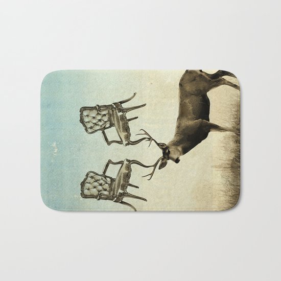 louis xv stag chairs Bath Mat