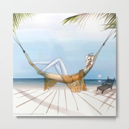 Chill, Relax, it's Summertime!! Metal Print