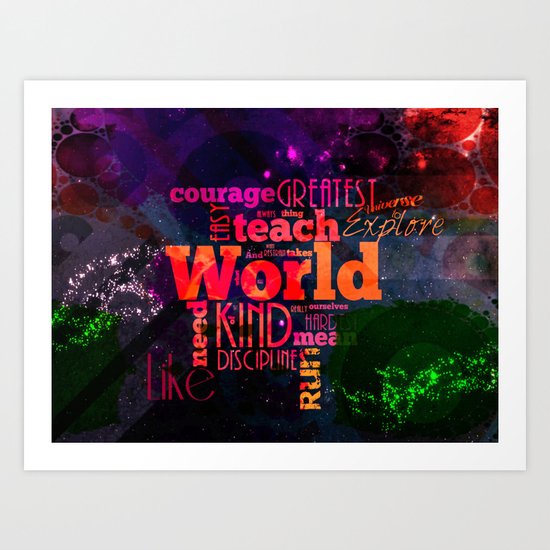 LIFE'S PURSUIT Art Print