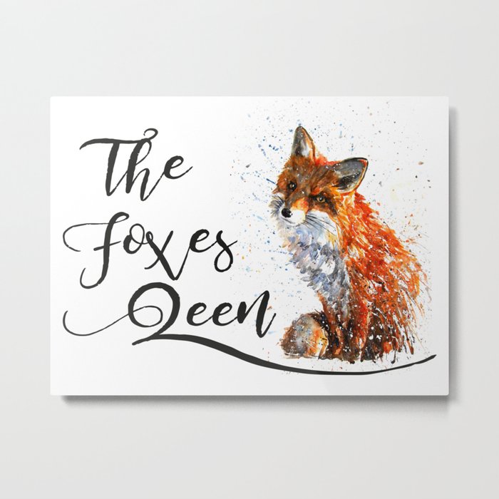 The Foxes Queen Metal Print
