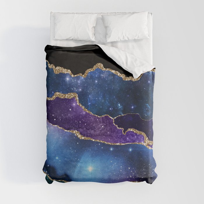 Starry Agate Texture 02 Duvet Cover