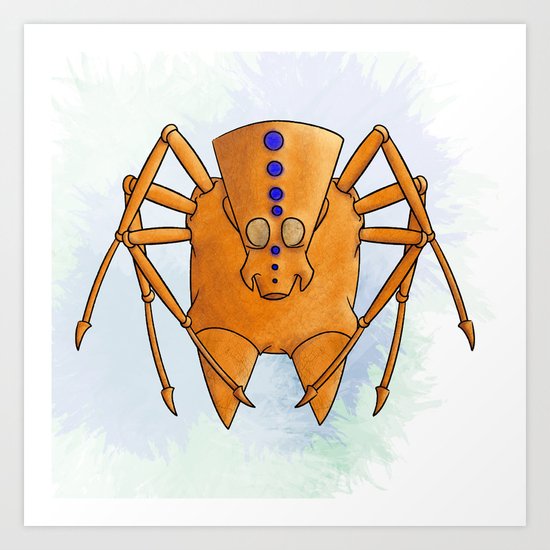 Spinal Spidabisfi Art Print