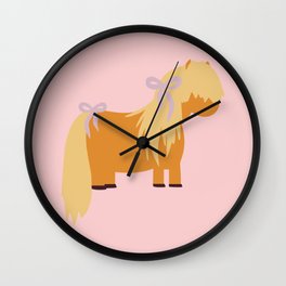 Pony tale Wall Clock