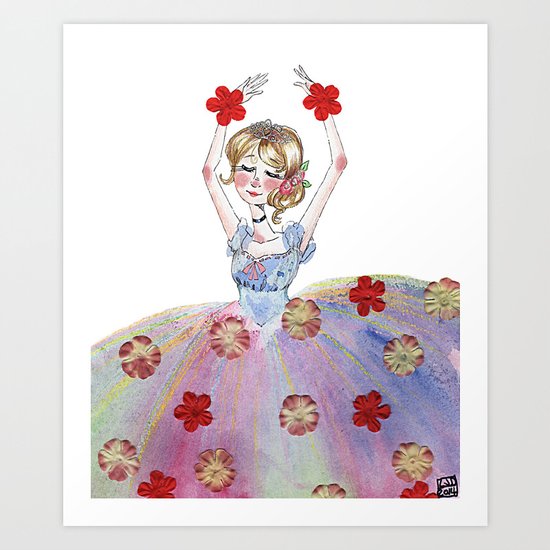 The Prima Ballerina Art Print