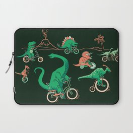 Dinosaurs on Bikes! Laptop Sleeve