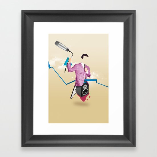 ILOVEMUSIC #5 Framed Art Print