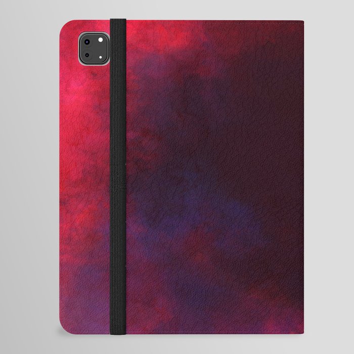 Bright hot red and black center iPad Folio Case