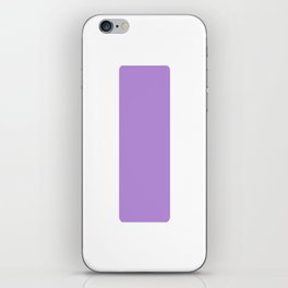 I (Lavender & White Letter) iPhone Skin