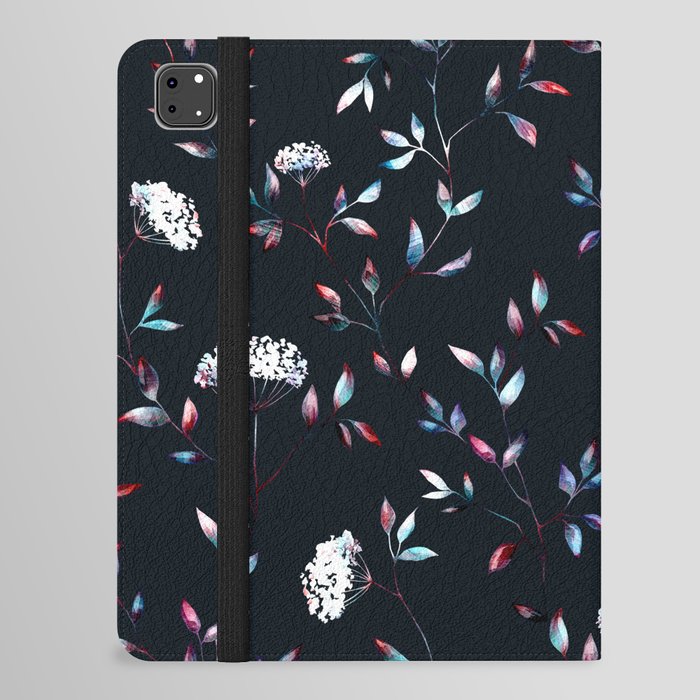 Vintage Floral Repeat Print iPad Folio Case