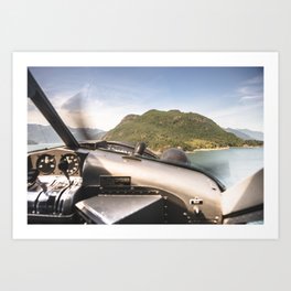 flying seaplane Art Print | Photo, Landscape, Nature 