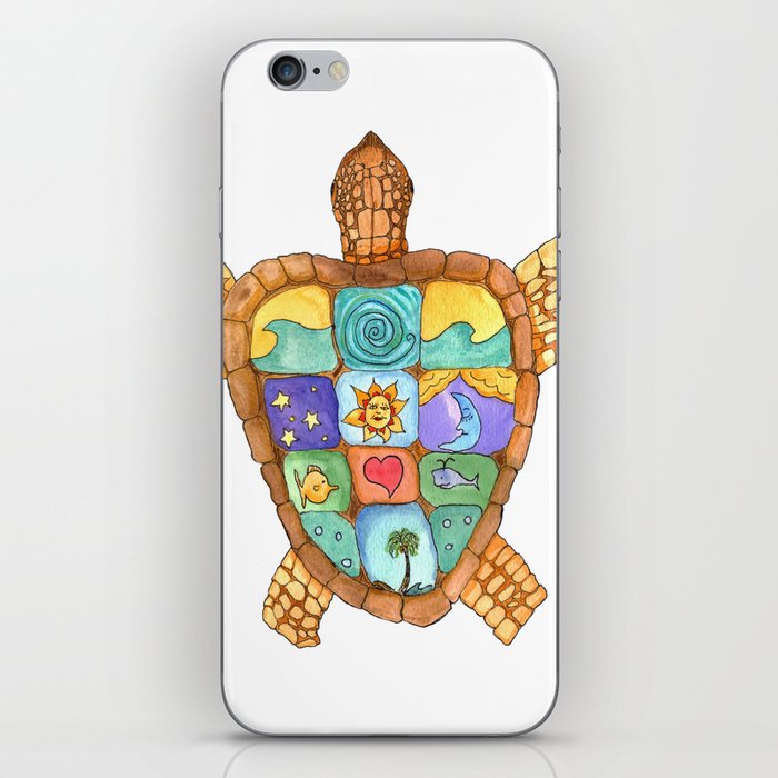 Sunny Sea Turtle iPhone Skin