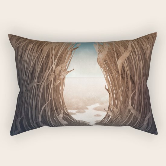 Lost Rectangular Pillow
